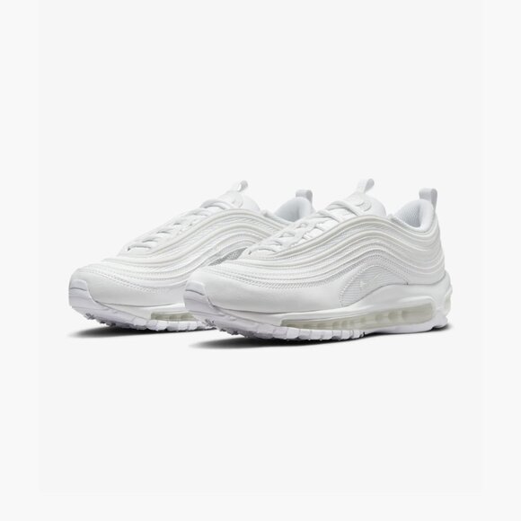 Triple White Nike Air Max 97 Women's Size 7 - Picture 2 of 12